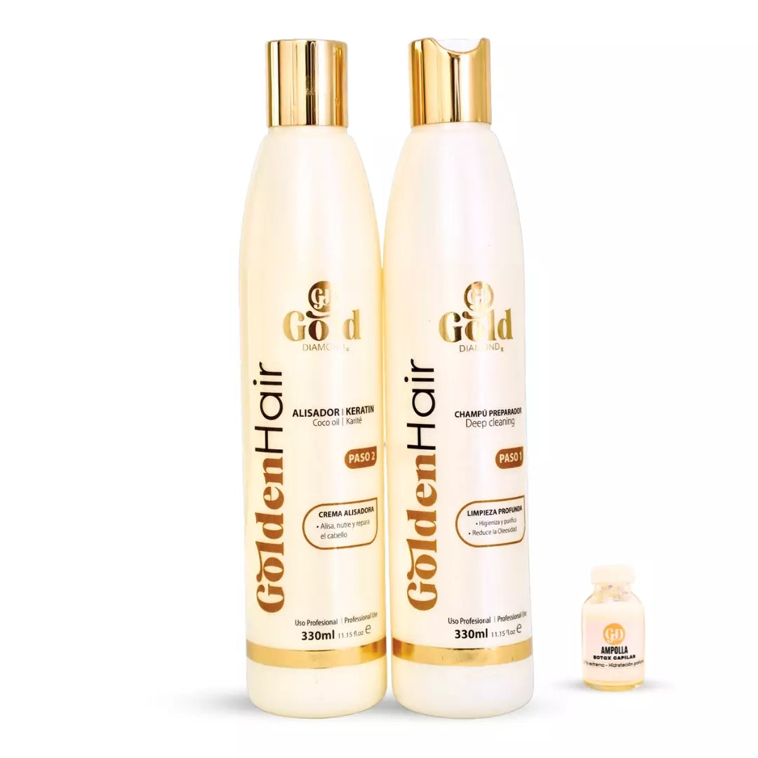 Kit Alisado | Keratin GoldenHair | Sin formol