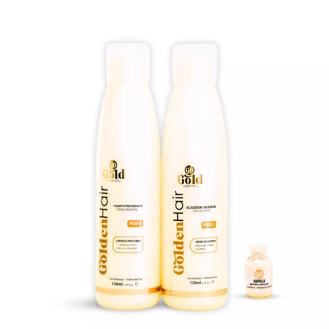 Kit Alisado | Keratin GoldenHair | Sin formol